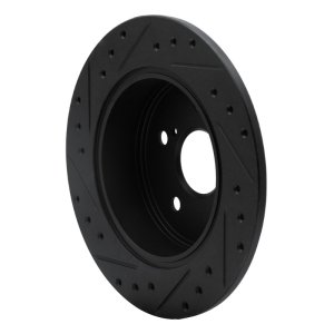 Lexus RX300 Brake Rotor (1) - Rear Right - R1 Concepts - Drilled & Slotted - Black - `99-`03 Lexus RX300 Brake Rotor (1) - Rear Right - R1 Concepts - Drilled & Slotted - Black - `99-`03